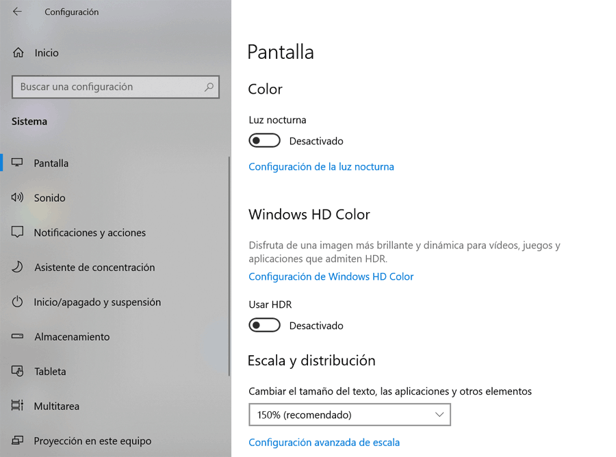 Cómo activar el HDR en Windows 10 36 2