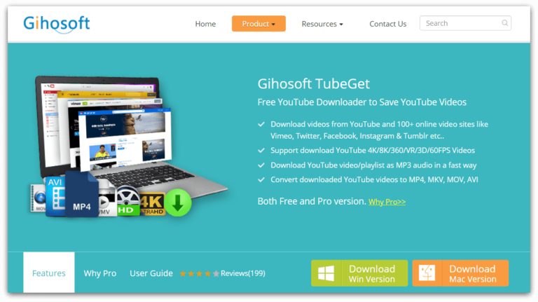 Gihosoft TubeGet Pro 9.1.88 instal the new for ios