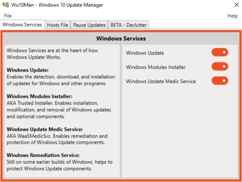desactivar las actualizaciones de Windows 10