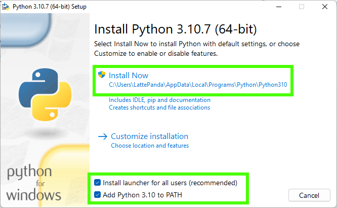 instalar python en windows 10