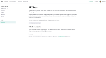 Cómo obtener una clave API de OpenAI