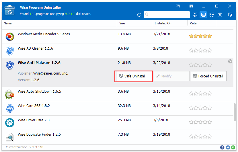 Los 5 mejores desinstaladores de programas para Windows 39 Wise Program Uninstaller