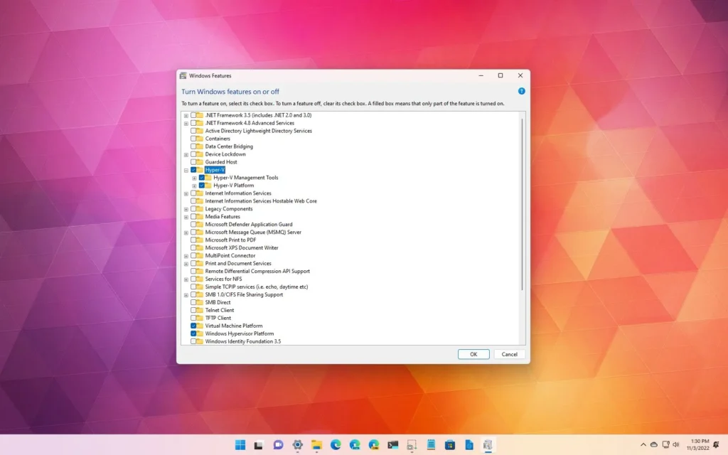 como activar la virtualizacion en windows 11
