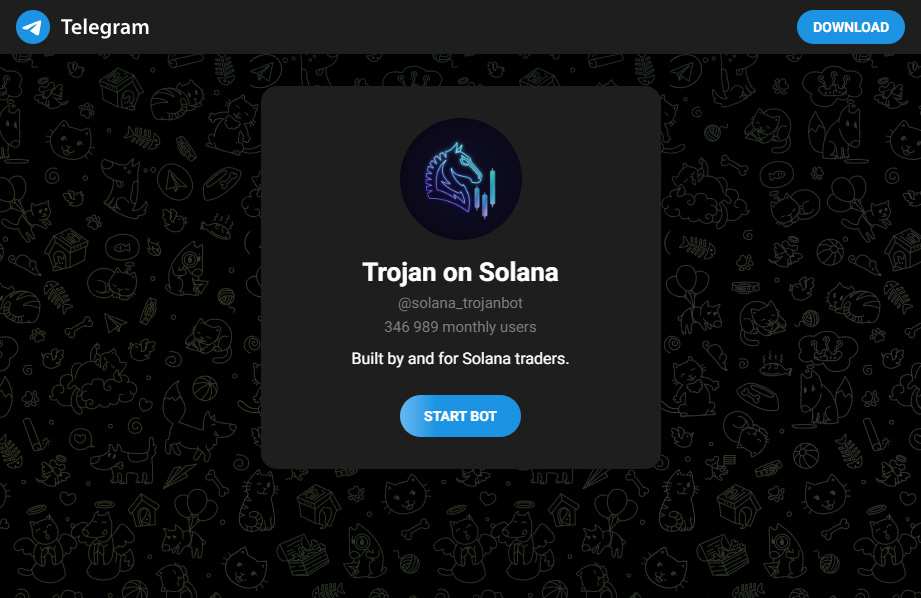 Bots de trading Solana Telegram