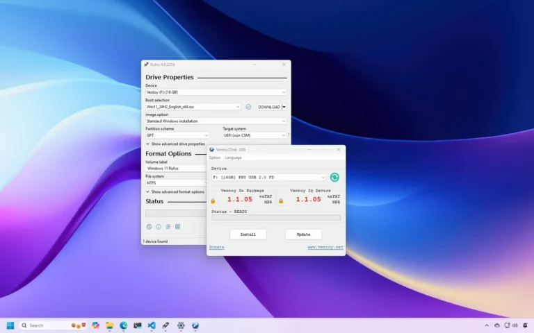 crear usb booteable windows 11 rufus ventoy