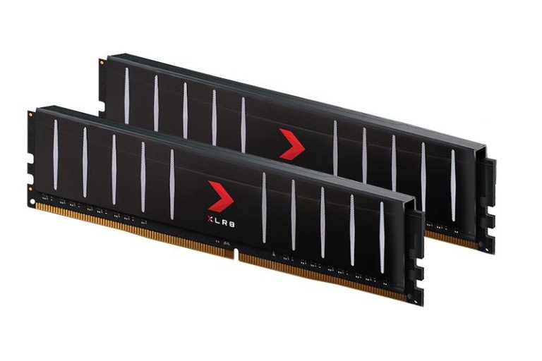 [Imagen sugerida: Kit PNY XLR8 Low Profile con diseño sobrio y módulos de perfil bajo sin RGB.]