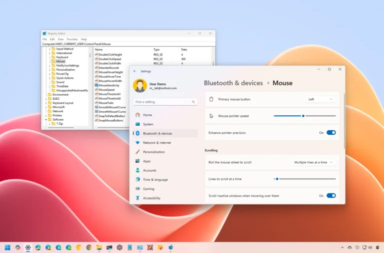 como cambiar la velocidad del mouse en windows 11