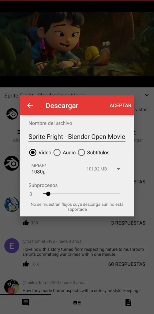 Cómo descargar videos de YouTube en Android