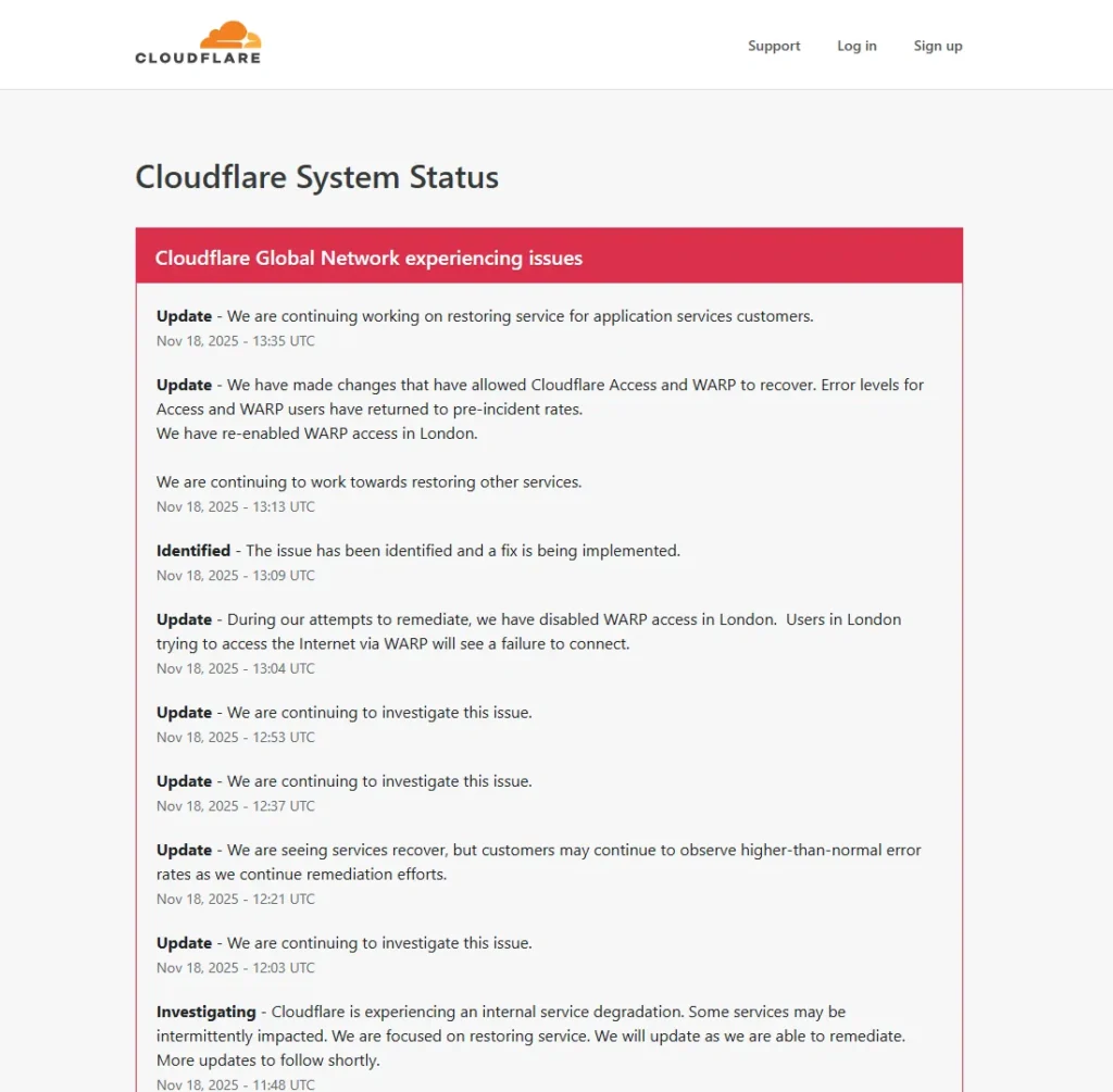 Caída global de Cloudflare afecta a X, OpenAI y múltiples servicios en línea 34 CLOUD1