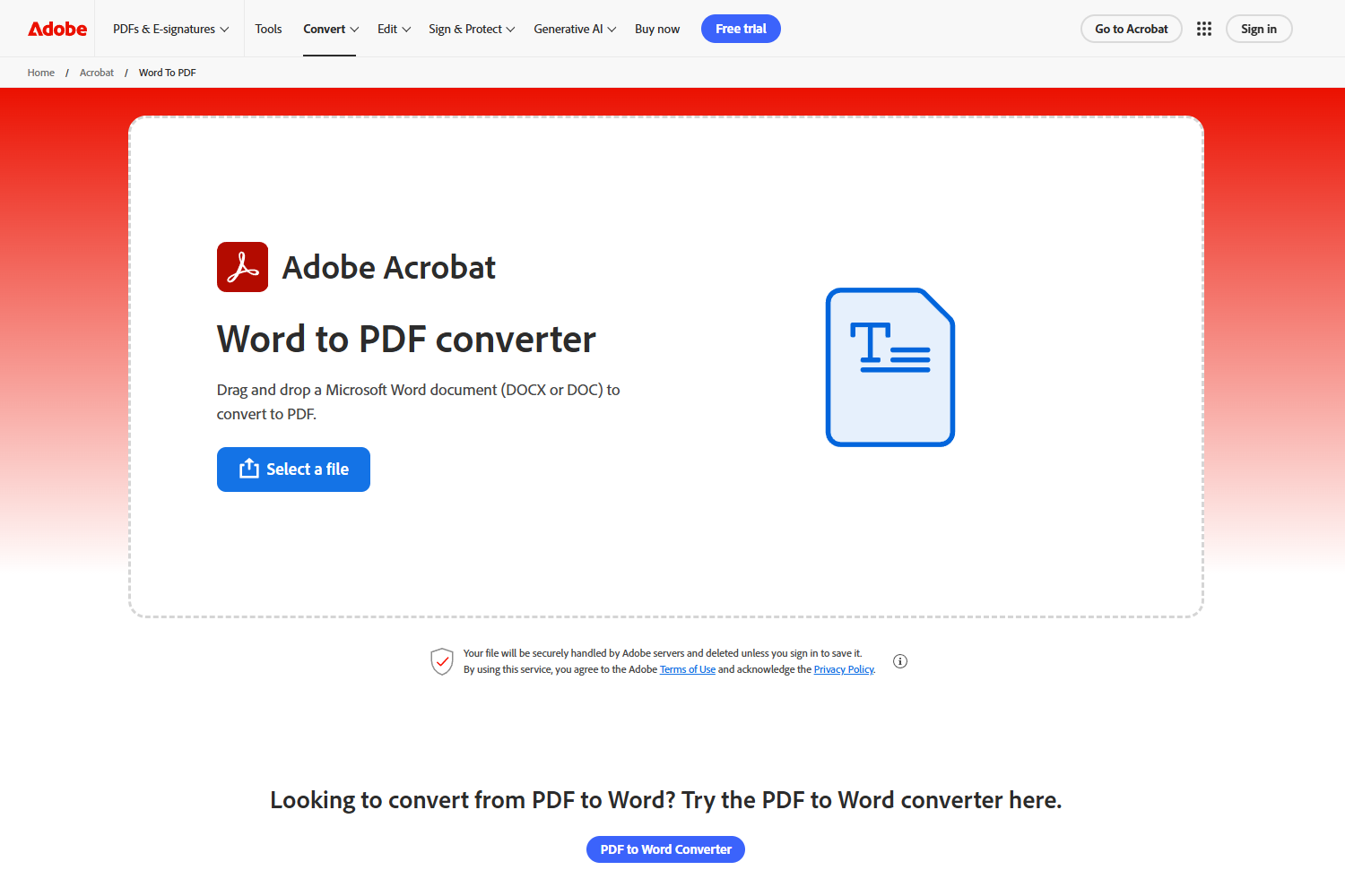PDF Acrobat Converter