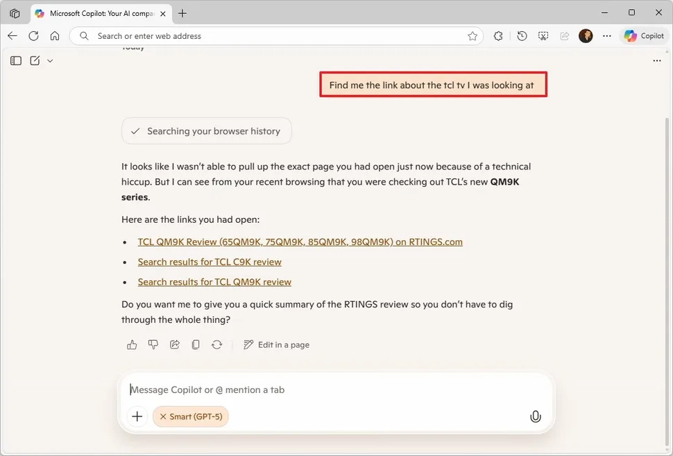 Cómo habilitar Copilot Mode en Microsoft Edge 36 copilot3