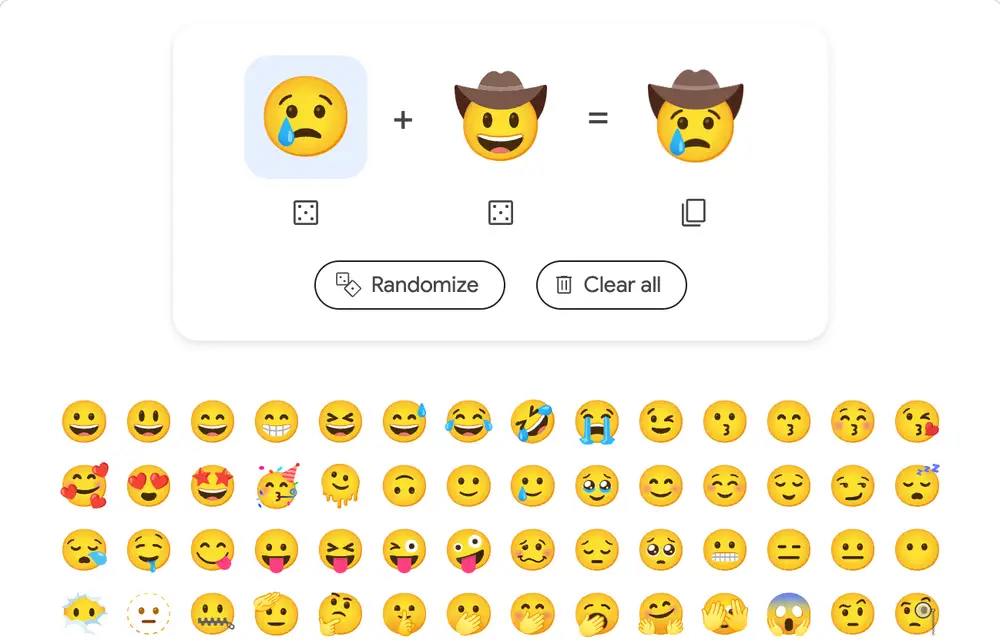 Cómo combinar emojis en iPhone y Android con Google Emoji Kitchen