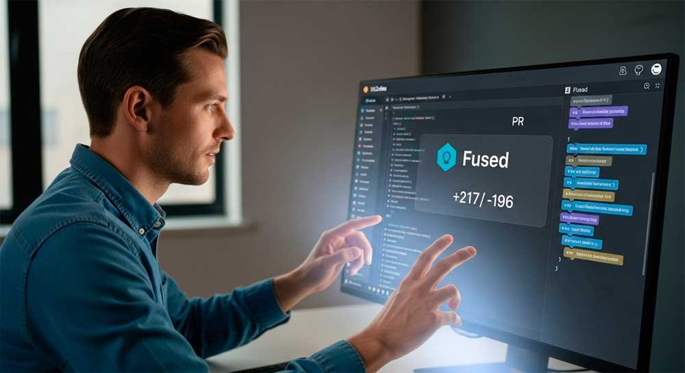 ¿Qué es Codex de ChatGPT? Guía para convertir ideas en código 33 Codex de ChatGPT: Desarrollador guiando a un agente de IA (Codex) que convierte una frase en bloques de código