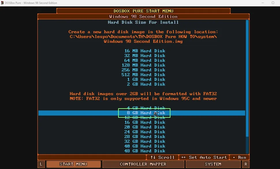 Cómo jugar juegos retro de MS-DOS fácilmente con DOSBox Pure Unleashed 51 dos8