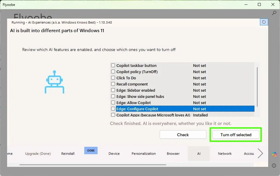 Crea tu propio Windows 11 ligero y optimizado con Flyoobe: Guía paso a paso 43 fli10