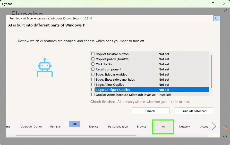 Crea tu propio Windows 11 ligero y optimizado con Flyoobe: Guía paso a paso 40 fli7