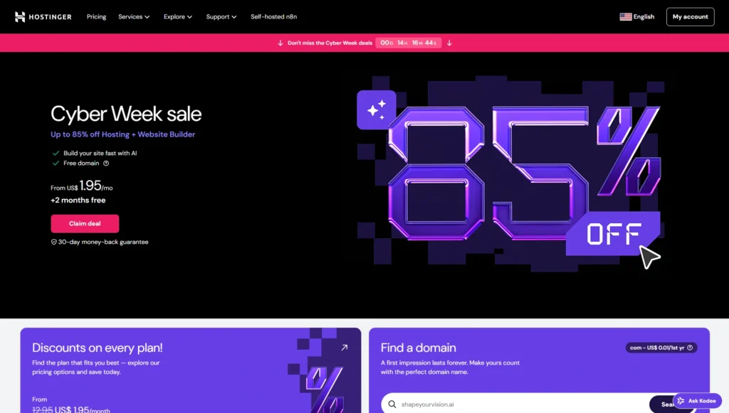 Mejores servicios de hosting barato en 2025: opciones seguras y rápidas para tu web 34 Mejores servicios de hosting barato