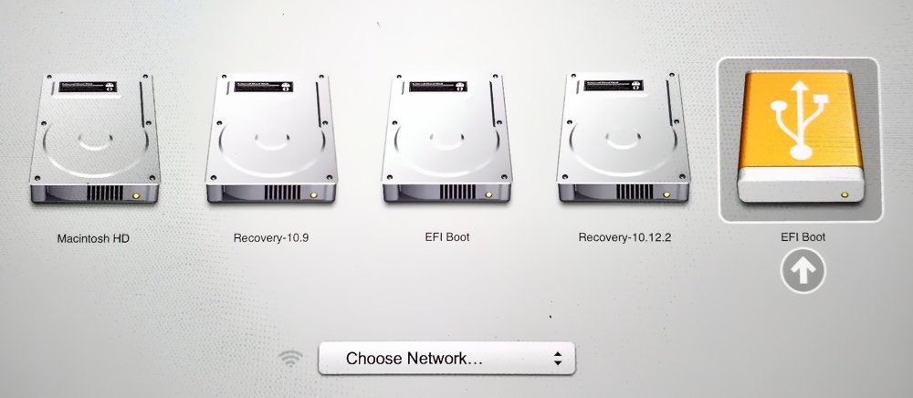 macos usb efi boot