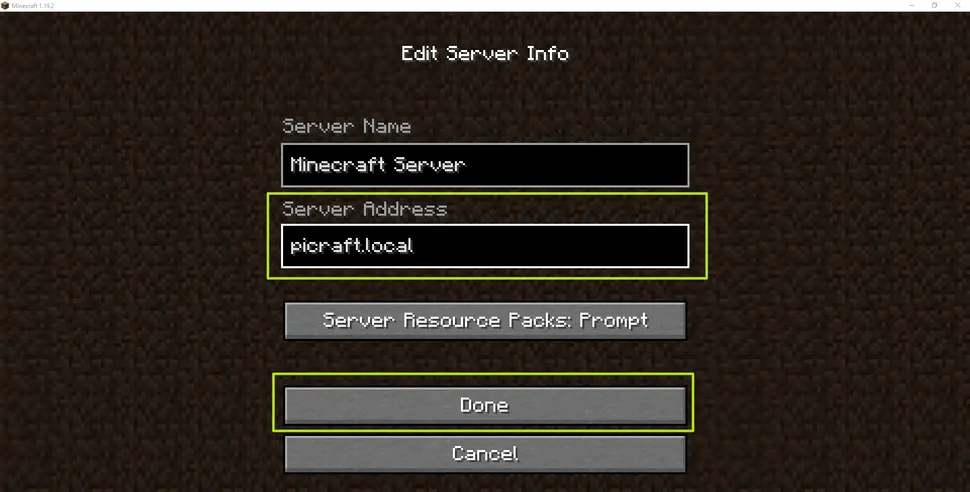 Cómo crear un servidor de Minecraft en Raspberry Pi 44 mine10