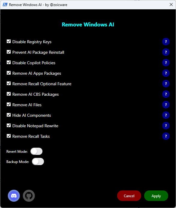 RemoveWindowsAI 2