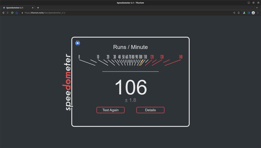 7 Best Chrome Alternatives for Lower RAM Usage in 2026 41 Thorium Speedometer