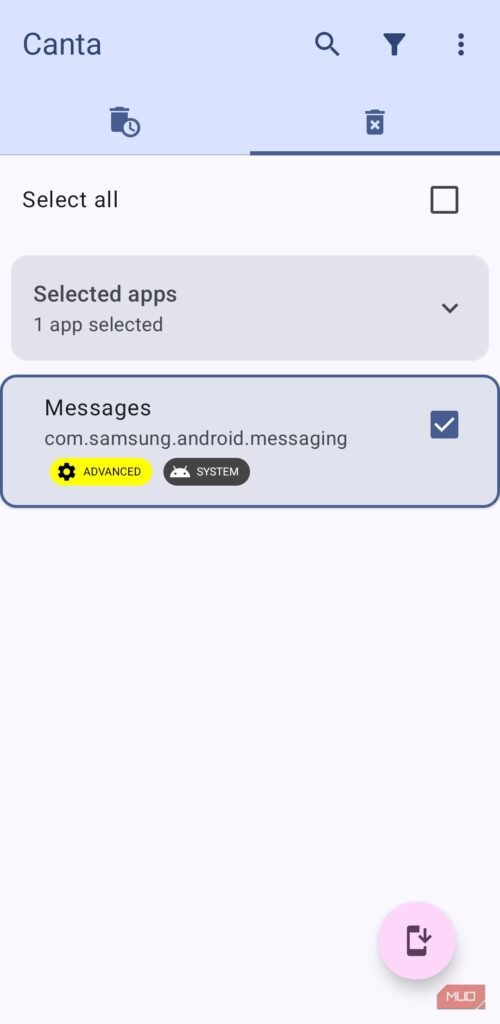 Cómo eliminar el bloatware en Android sin root (debloating paso a paso) 45 canta app reinstall option on android phone
