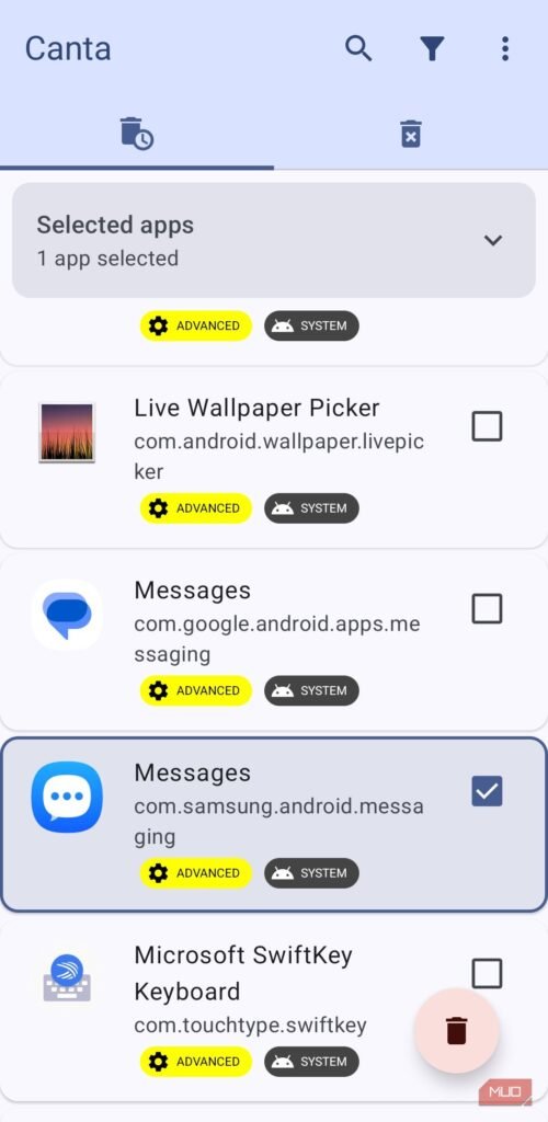 Cómo eliminar el bloatware en Android sin root (debloating paso a paso) 43 canta app uninstall option on android phone