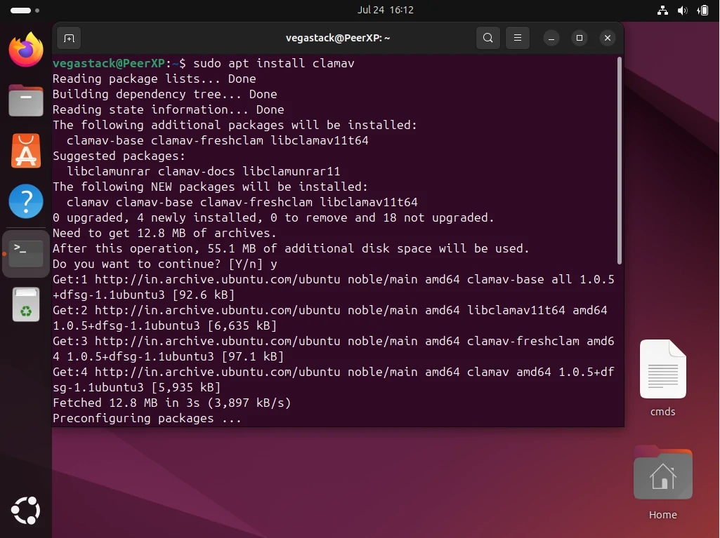 Cómo instalar ClamAV en Ubuntu