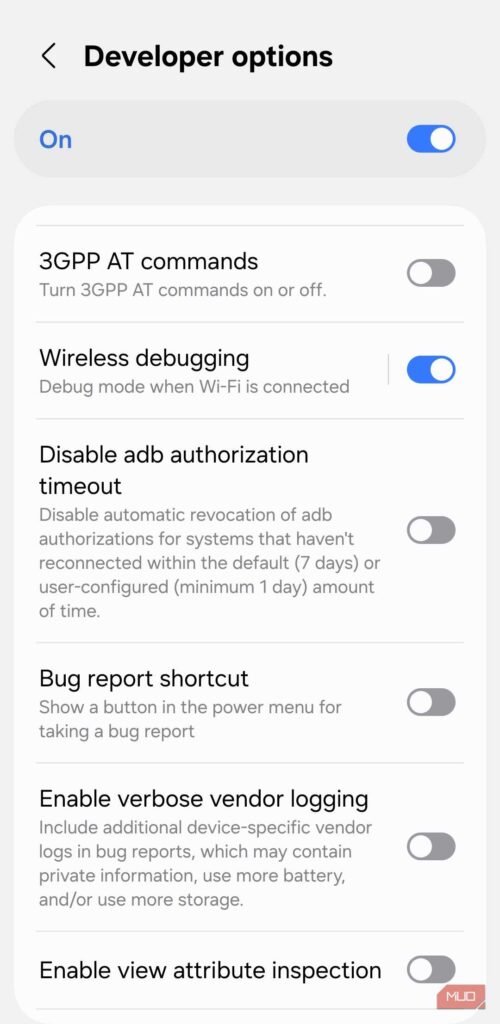 Cómo eliminar el bloatware en Android sin root (debloating paso a paso) 39 developer options menu on android