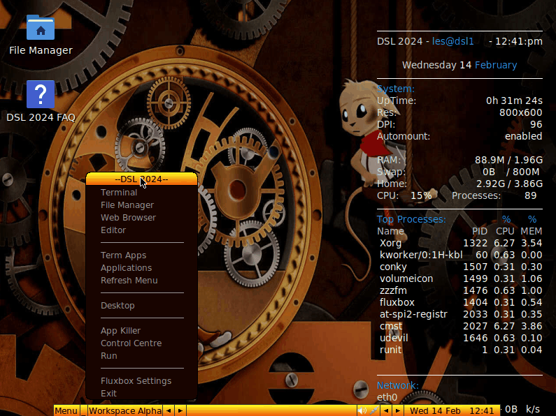 Cómo revivir un portátil antiguo con Damn Small Linux: guía paso a paso 52 dsl18
