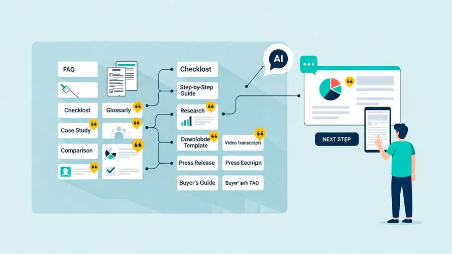 SEO IA: Los 11 tipos de contenido para lograr visibilidad