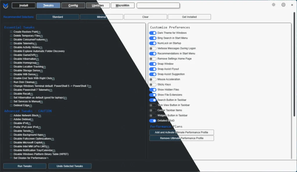 herramientas y scripts gratuitos para aligerar y optimizar Windows 11