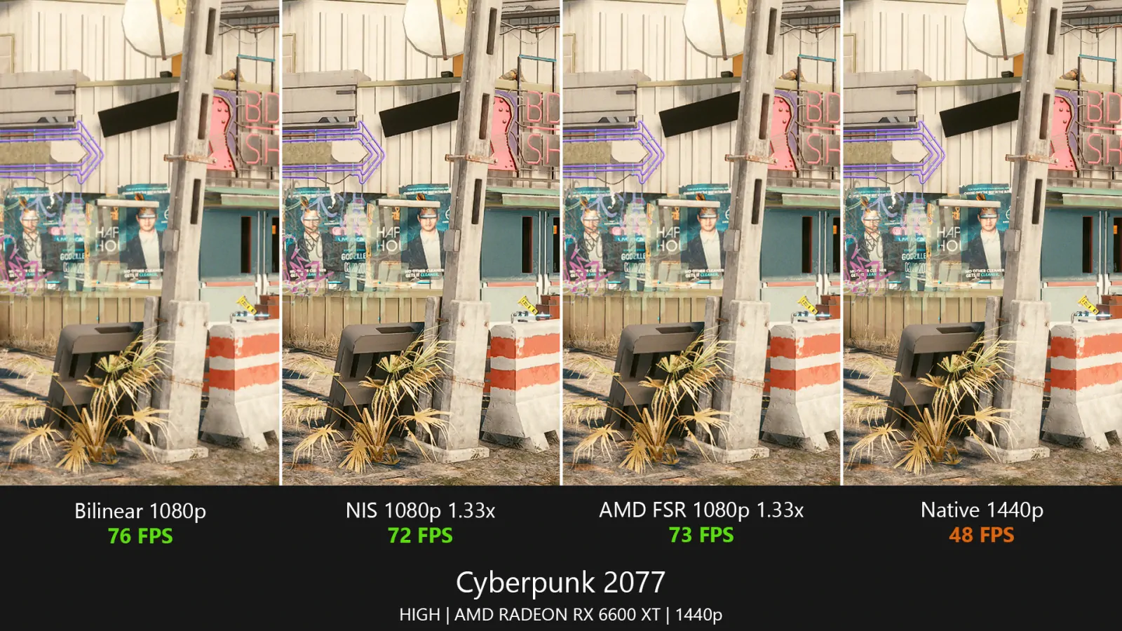 3 comparison Cyberpunk