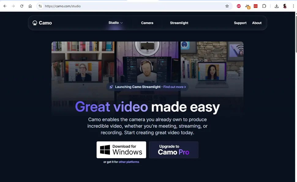 Cómo usar tu smartphone Android como webcam con Camo Studio