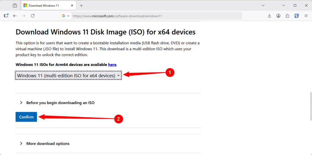 Cómo crear tu propia ISO de Windows 11 sin bloatware usando Winhance 37 downloading the windows 11 iso from microsoft