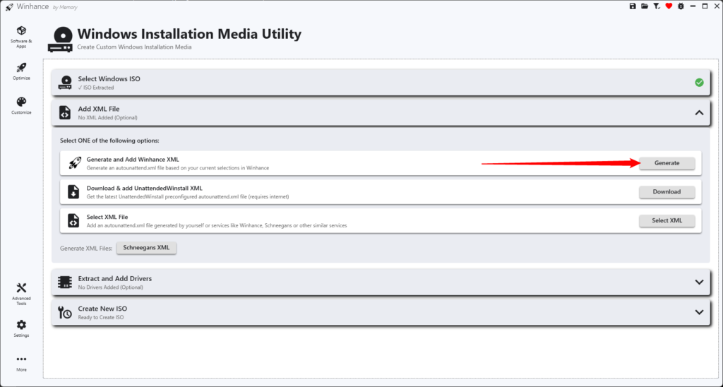 Cómo crear tu propia ISO de Windows 11 sin bloatware usando Winhance 40 generating an autounattended xml file