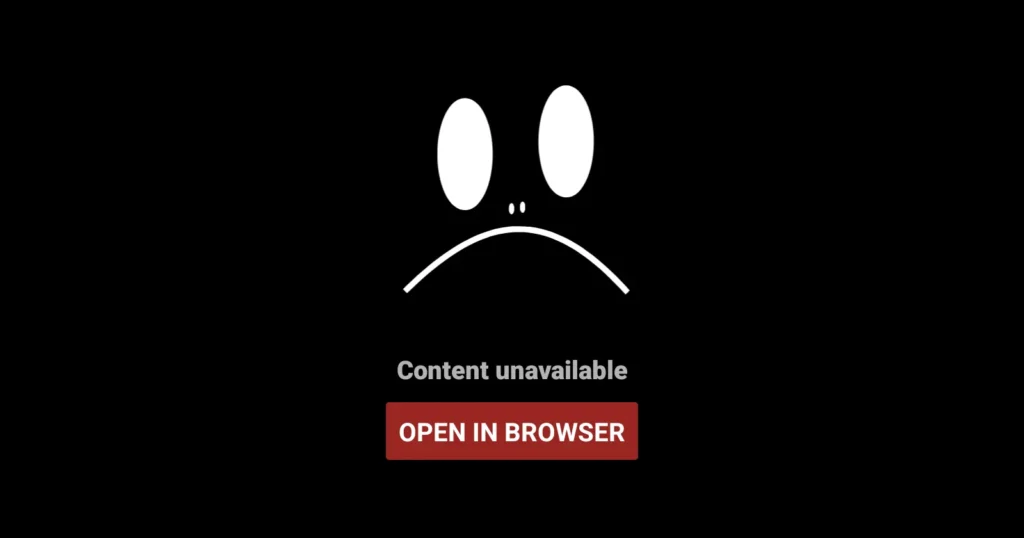 newpipe content unavailable error featured