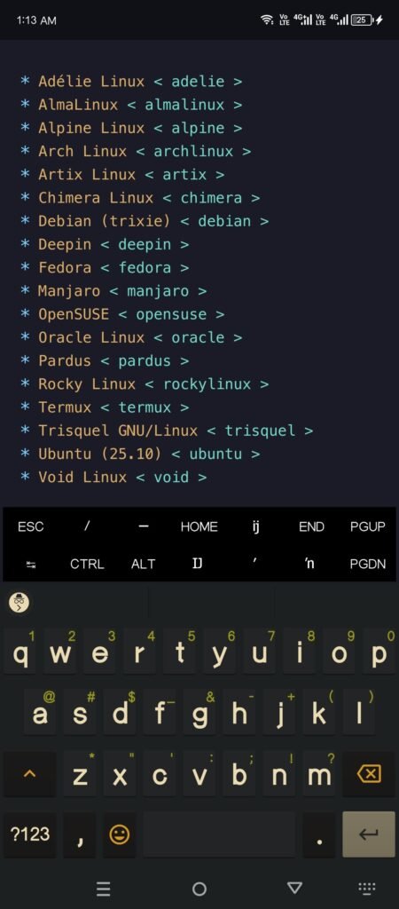 ejecutar distribuciones Linux en tu teléfono Android
