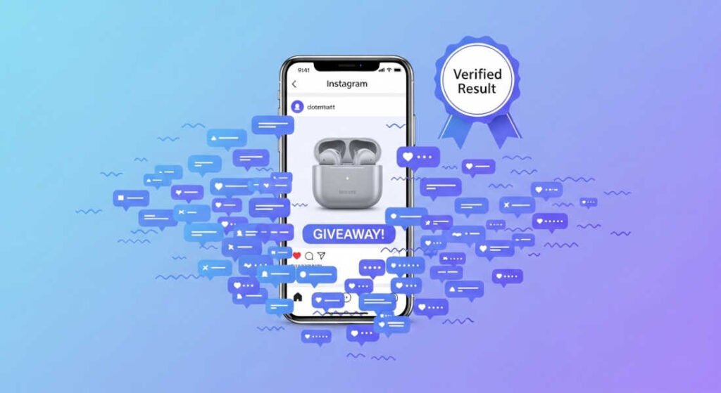 Ilustración: un sorteo en Instagram