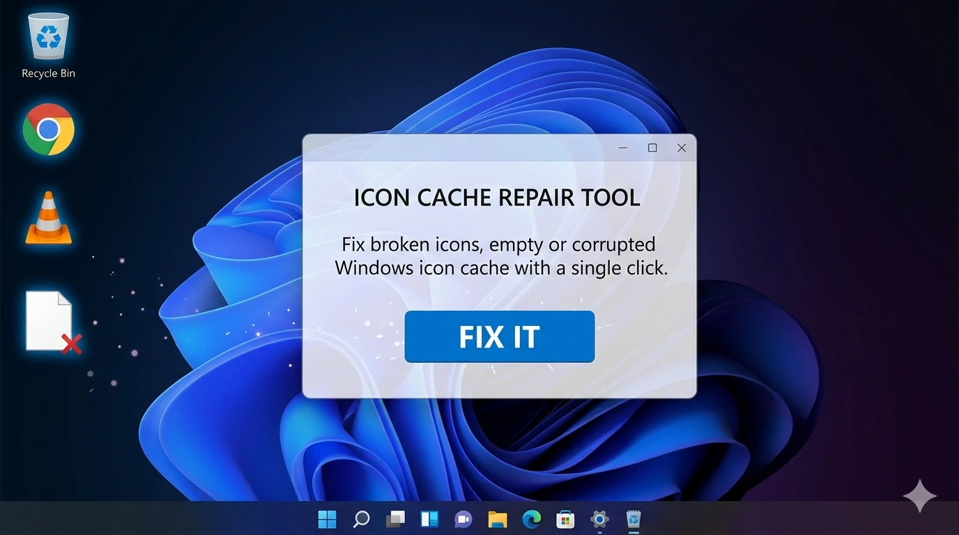 Reparar Cache de Iconos en Windows