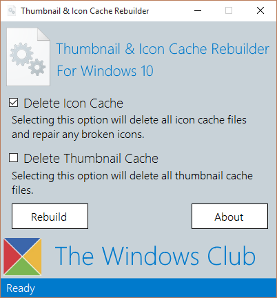 Reparar Caché de Iconos en Windows 11 y 10: Mejores Herramientas de Un Clic (Sin Comandos) 36 Thumbnail and Icon Cache Rebuilder