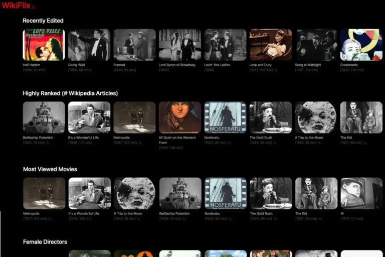 WikiFlix Old Movies