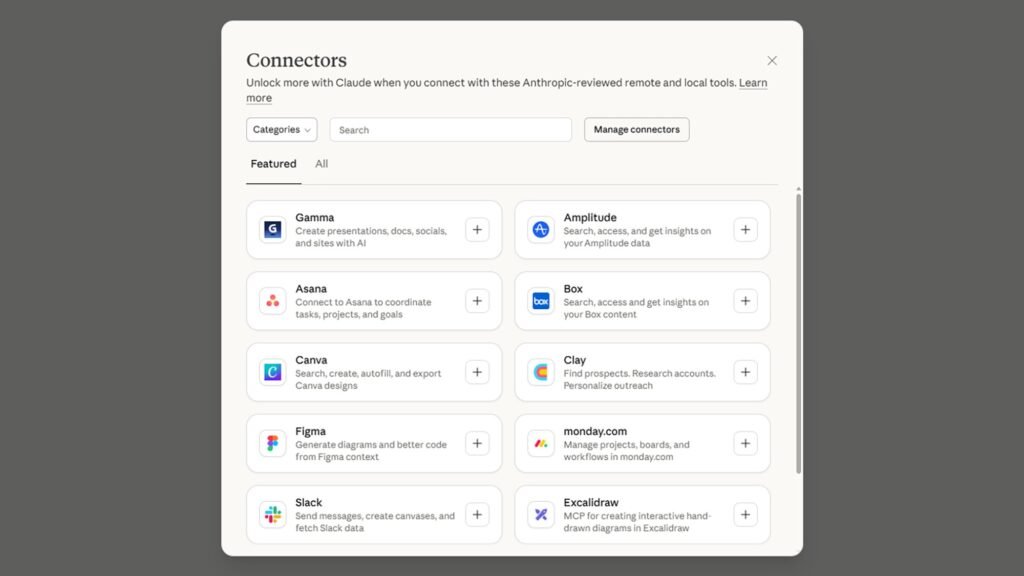 claude conectores