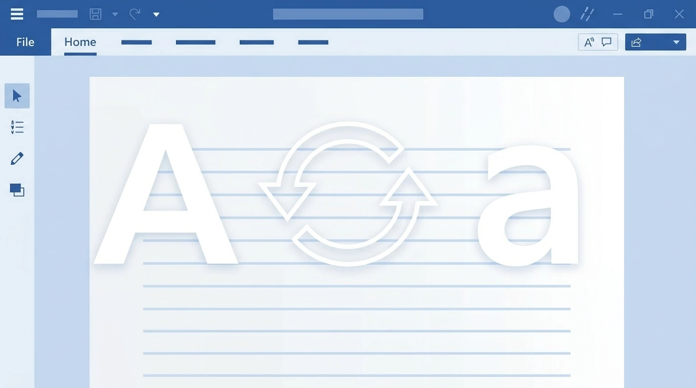 convertir mayúsculas a minúsculas