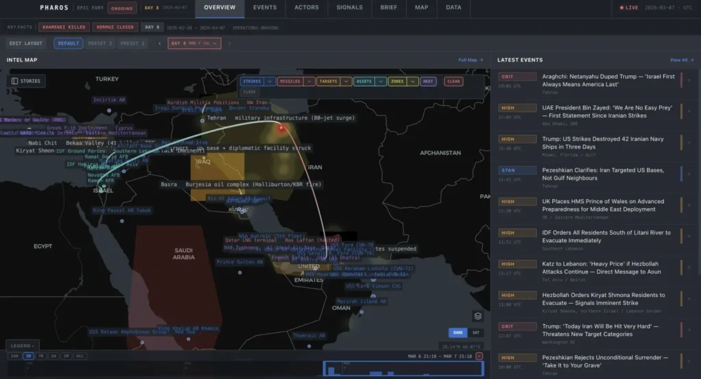 mapa iran vivo osint