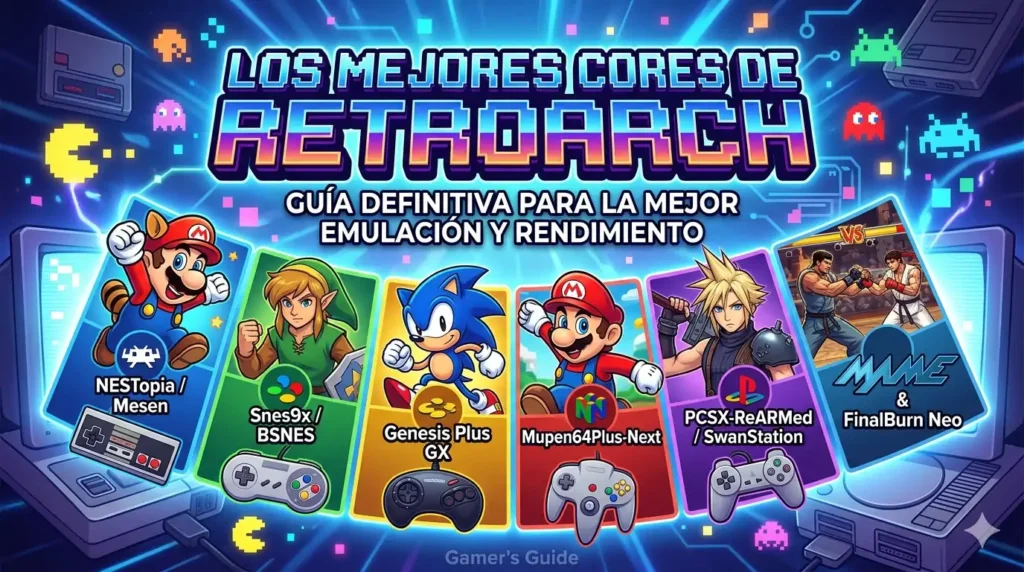 Los mejores cores de RetroArch para emular consolas clásicas