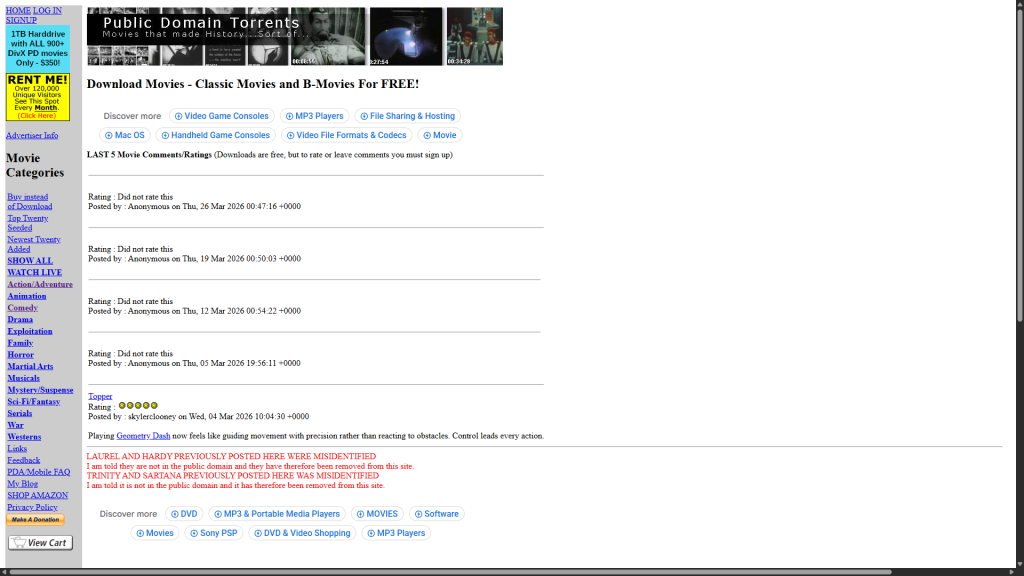 public domain torrents