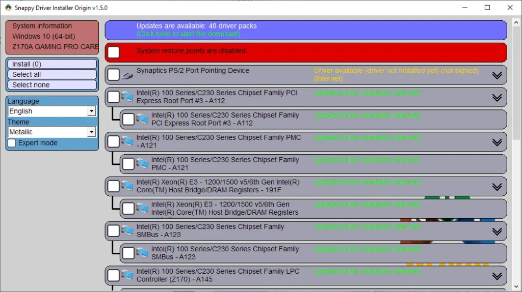 Los 50 mejores programas gratis para Windows 11 81 snappy drivers installer origin