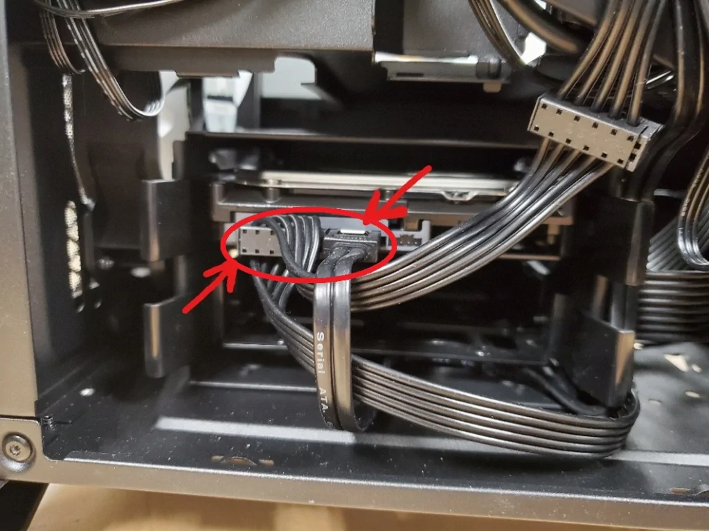 vengeance hdd disconnect sata connectors