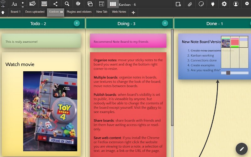 Las mejores extensiones de Chrome para tomar notas 39 Note Board – Sticky Notes App